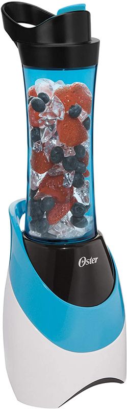 Photo 1 of Oster BLSTPB-WBL My Blend 250-Watt Blender with Travel Sport Bottle, Light Powder Blue -- factory sealed
