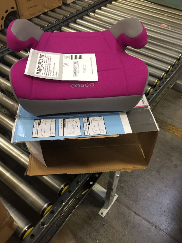 Photo 2 of Cosco Topside Booster Car Seat - Easy to Move, Lightweight Design (Magenta)