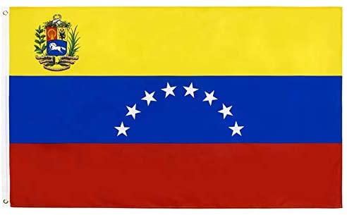 Photo 1 of PringCor 3x5FT Venezuela 8 Star Flag Banner Guayana Bolívar 1817
two pack