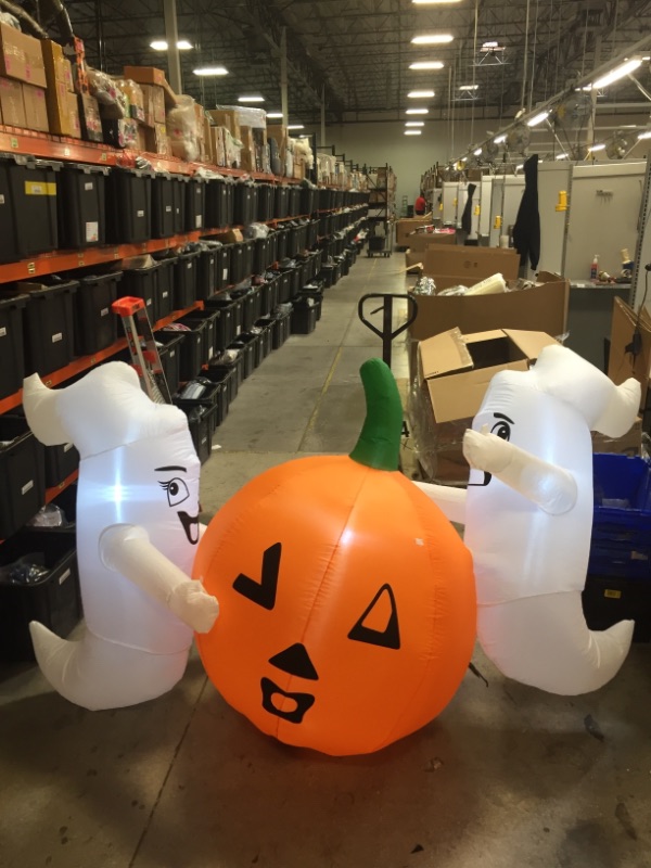 Photo 1 of Generic  Inflatable Ghosts and Jack-O-Lantern Halloween Decoration