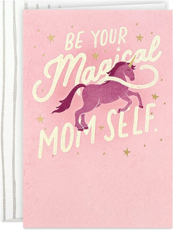 Photo 1 of 5 pack -Hallmark Good Mail Mothers Day Card (Magical Unicorn)
