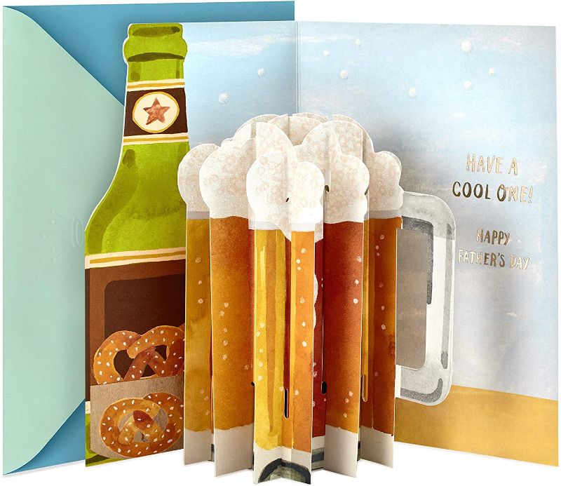Photo 1 of 7 pack - Hallmark Paper Wonder Pop Up Fathers Day Card (Beer)

