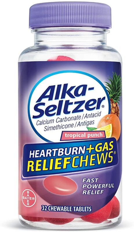 Photo 1 of Alka Seltzer Hrtbrn W/Gas Size 32ct Alka Seltzer Heartburn & Gas Relief Chews 32ct
best by 1 -  23