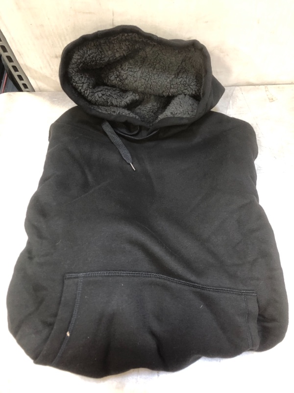 Photo 2 of Amazon Essentials Men's Sherpa-Lined Pullover Hoodie Sweatshirt - XL
