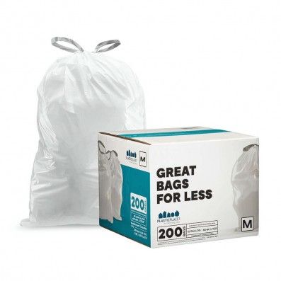 Photo 1 of 12 Gallon Simplehuman®* Compatible Trash Bags Code M 200 in case 