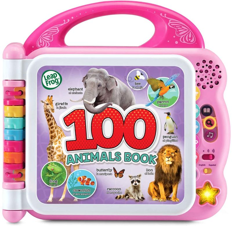 Photo 1 of LeapFrog 100 Animals Book (Frustration Free Packaging), Pink
