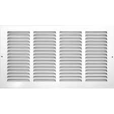 Photo 1 of Accord Ventilation 8-in x 16-in Louvered Sidewall/Ceiling in White