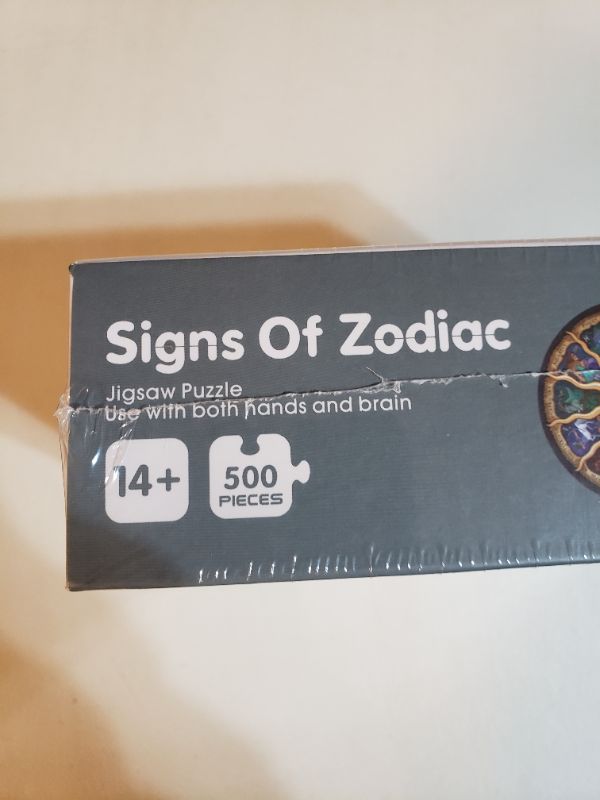 Photo 3 of SIGNS OF ZODIAC 500 PIECE PUZZLE KIT, AGES 14+