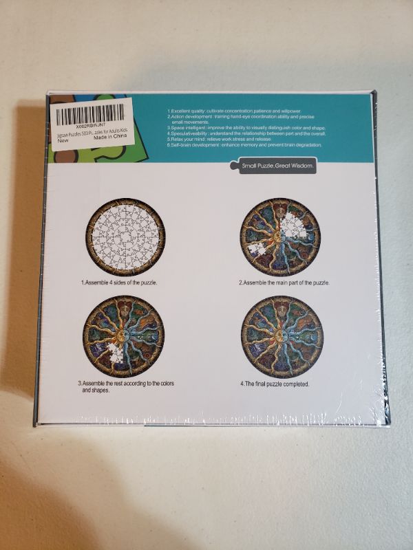 Photo 2 of SIGNS OF ZODIAC 500 PIECE PUZZLE KIT, AGES 14+