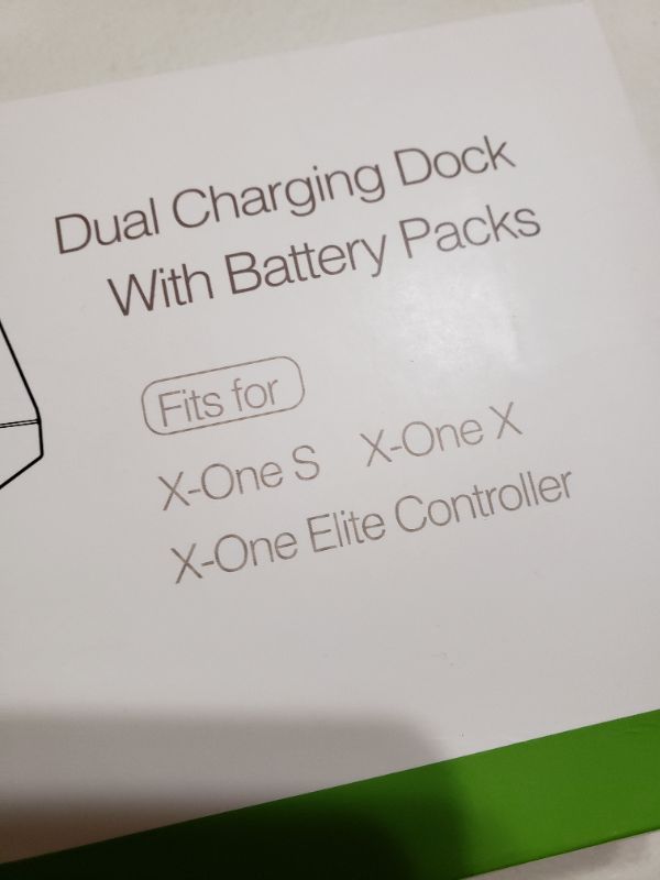 Photo 2 of DUAL CHARGING DOCK WITH BATTERY PACKS FOR XBOX ONE S