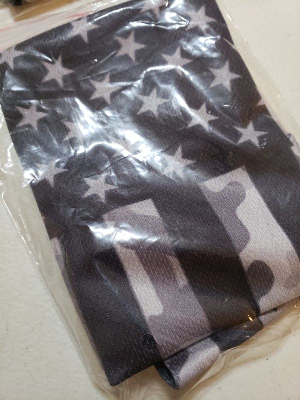Photo 1 of AMERICAN FLAG FACE AND NECK COVERINGS, PACK OF 4.