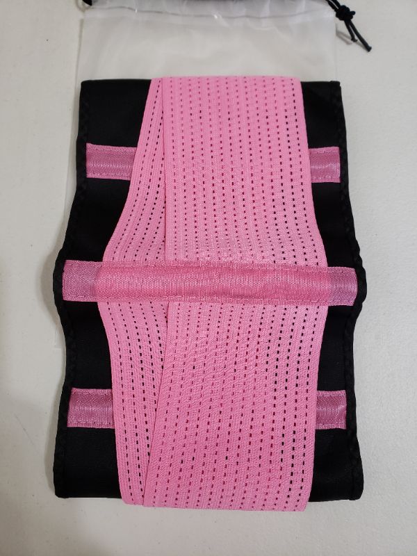 Photo 3 of WAIST TRAINER FOR WOMEN, SIZE XS/S, PINK/BLACK.