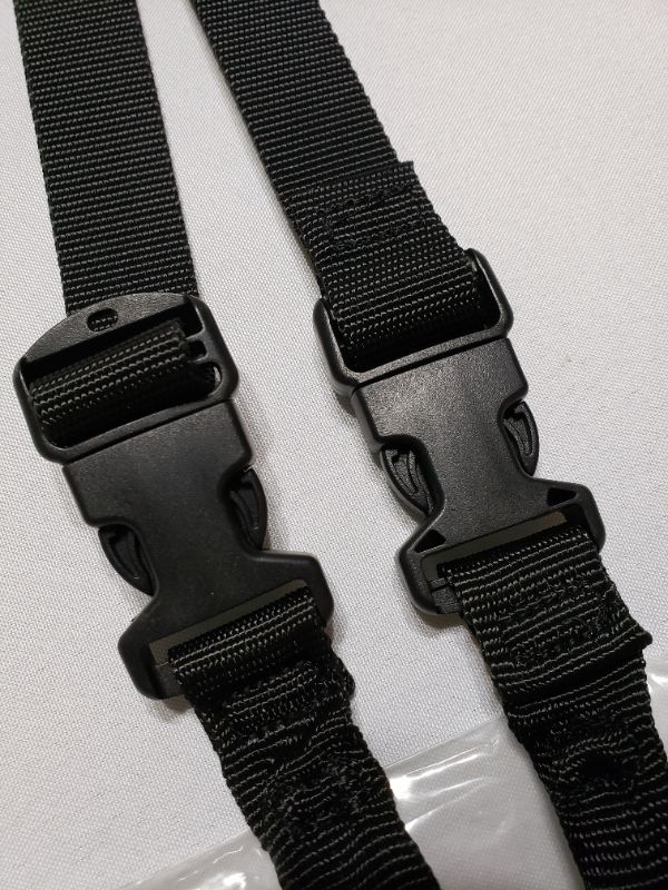 Photo 3 of ADJUSTABLE ROPE STYLE GUN SLING, BLACK. ONE SIZE.