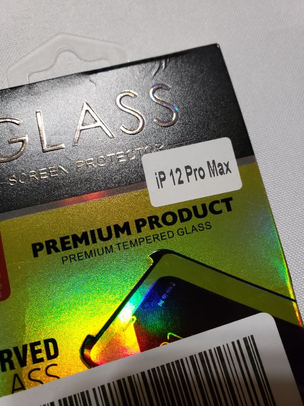 Photo 2 of VARIOPUS TEMPERED GLASS FOR SMARTPHONES FOR IPHONE, LOT OF 4.