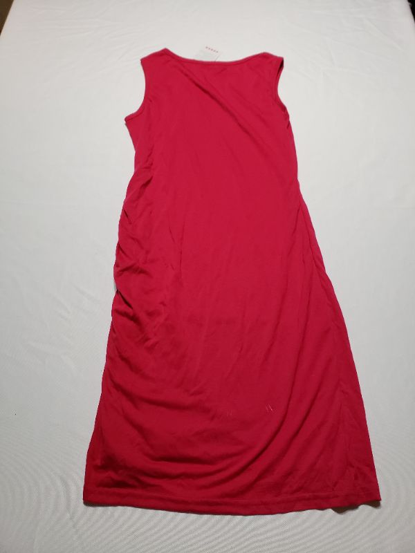 Photo 4 of WOMEN'S PINK SLEEVE-LESS DRESS, SIZE SMALL.