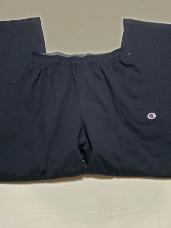 Photo 2 of CHAMPION ATHLETIC PANTS, NAVY, SIZE M.