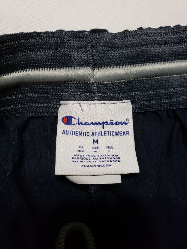 Photo 3 of CHAMPION ATHLETIC PANTS, NAVY, SIZE M.