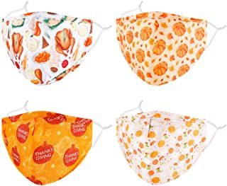 Photo 1 of Gyothrig 4 Pack Kids Reusable Cute Designer Washable Adjustable Cotton Face Masks?Gifts for Children
