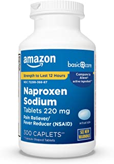 Photo 1 of Amazon Basic Care Naproxen Sodium Tablets, 300 Count
300 Count (Pack of 1) exp dec 2022