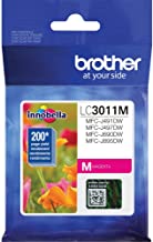 Photo 1 of Brother Printer LC3011M Single Pack Standard Cartridge Yield Up to 200 Pages LC3011 Ink Magenta 2 PACK