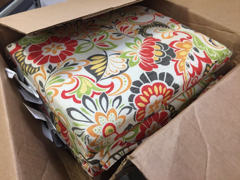 Photo 1 of 15" x 18" CHAIR CUSHIONS (MAJOR DAMAGES TO PACKAGING)