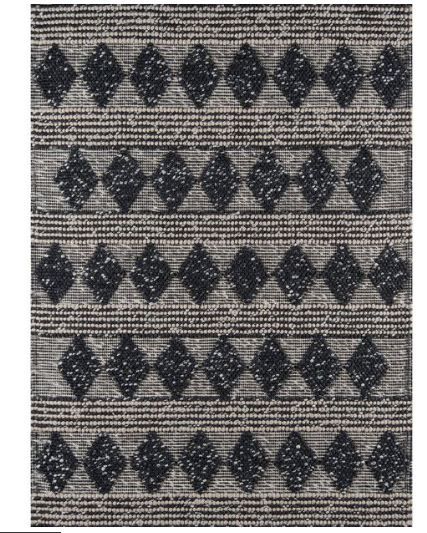 Photo 1 of Andes Alisa Rug Charcoal - Momeni 3ft by 5ft