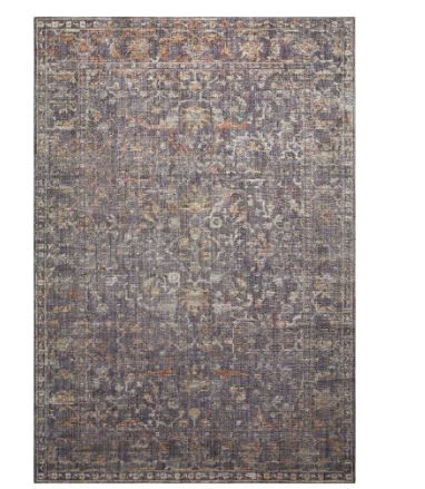 Photo 1 of Chris Loves Julia x Loloi Rosemarie 7'10" x 10' Graphite and Multicolor Area Rug