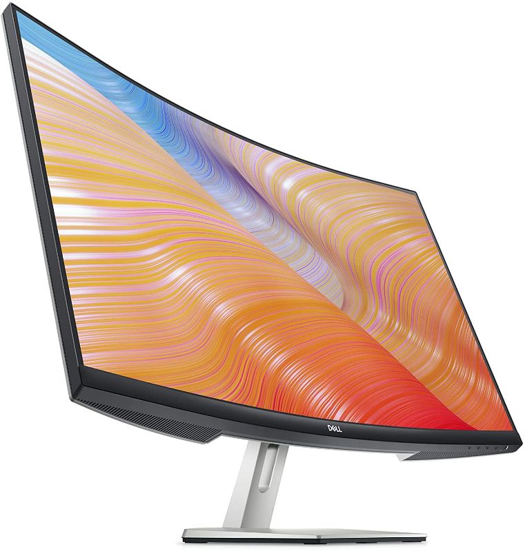 Photo 1 of Dell S3222HN 32-inch FHD 1920 x 1080 at 75Hz Curved Monitor, 1800R Curvature, 8ms Grey-to-Grey Response Time (Normal Mode), 16.7 Million Colors, Black (Latest Model) (B09DYVJS9Z)