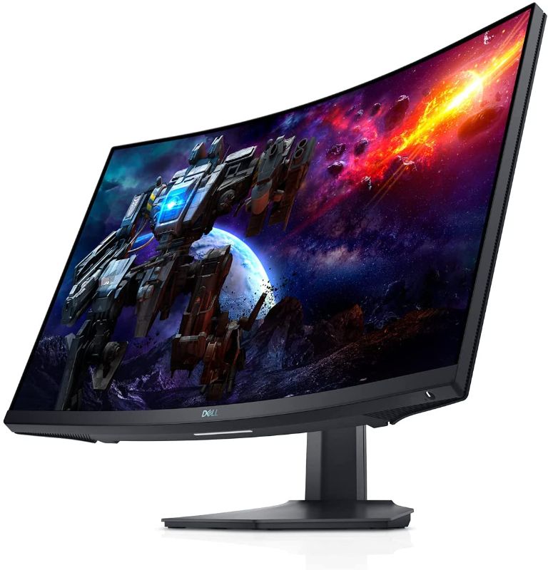 Photo 1 of Dell Curved Gaming Monitor 27 Inch Curved Monitor with 165Hz Refresh Rate, QHD (2560 x 1440) Display, Black - S2722DGM