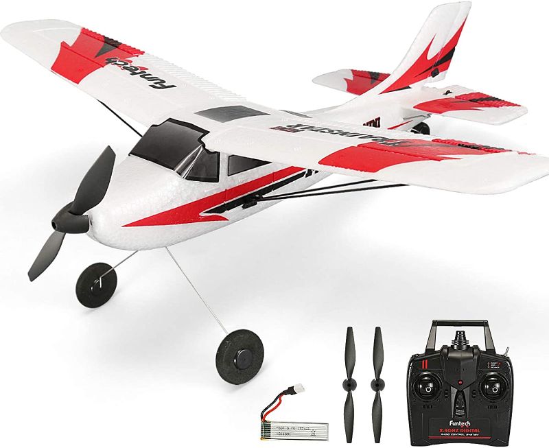 Photo 1 of RC Plane Remote Control Airplane 3 Channel with 2.4Ghz Radio Control 6 Axis Gyro, Durable EPP Foam, Easy & Ready to Fly for Beginners,Great Little Plane for Kids and Adults
