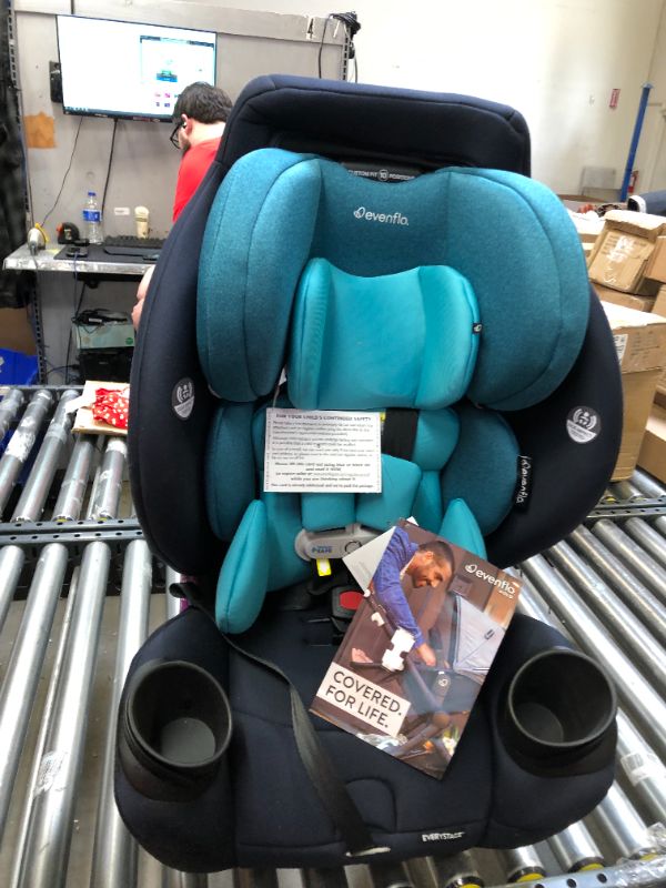 Photo 6 of Evenflo Gold EveryStage Smart All-in-One Convertible Car Seat - Sapphire