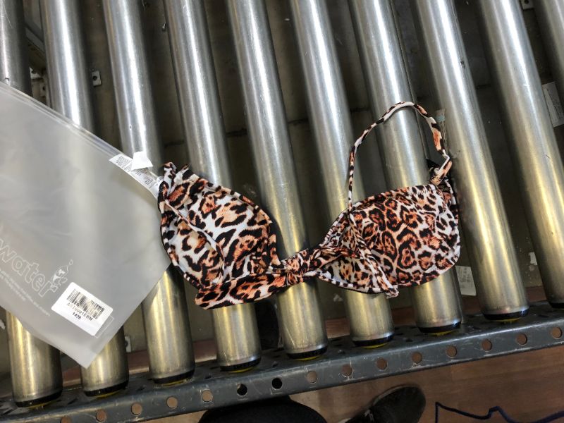 Photo 1 of Lara Leopard Bikini Top sz M 