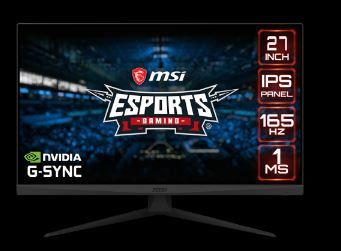 Photo 1 of MSI Optix G273 1920x1080, 165hz Refresh rate, 1ms response time IPS panel 