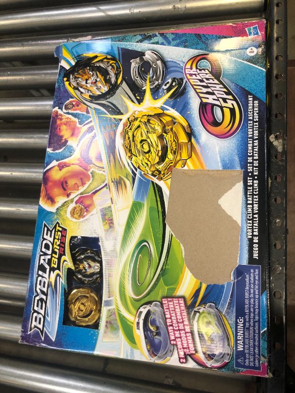 Photo 2 of BEYBLADE Burst Surge Speedstorm Volt Knockout Battle Set – Complete Battle Game Set with Beystadium, 2 Battling Top Toys and 2 Launchers