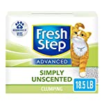 Photo 1 of Fresh Step Advanced Simply Unscented Clumping Clay Cat Litter, 18.5-lb box, 1 pack