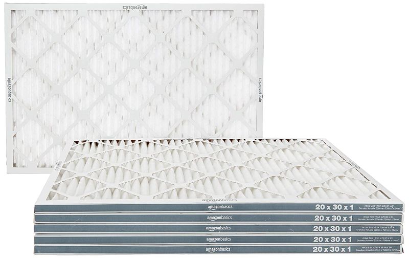 Photo 1 of Amazon Basics Merv 11 AC Furnace Air Filter, 20'' x 30'' x 1'', 6-Pack