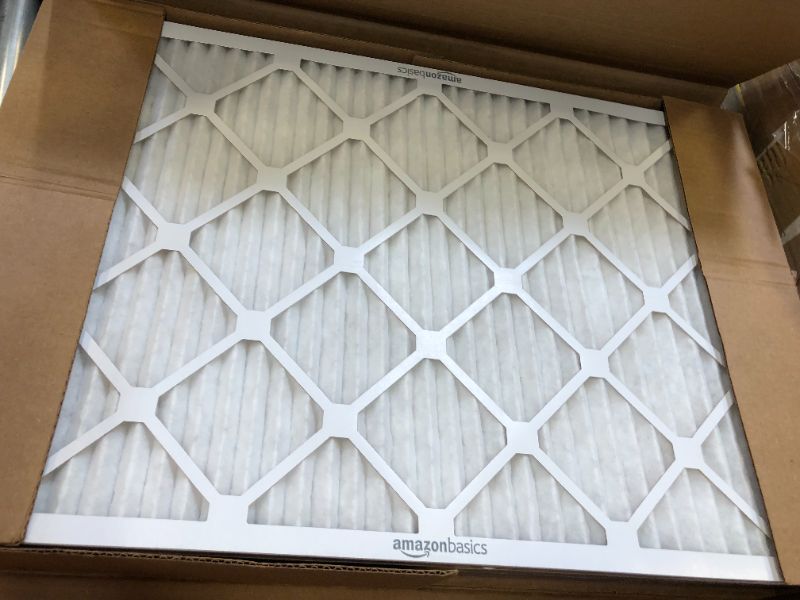 Photo 3 of Amazon Basics Merv 11 AC Furnace Air Filter, 20'' x 30'' x 1'', 6-Pack