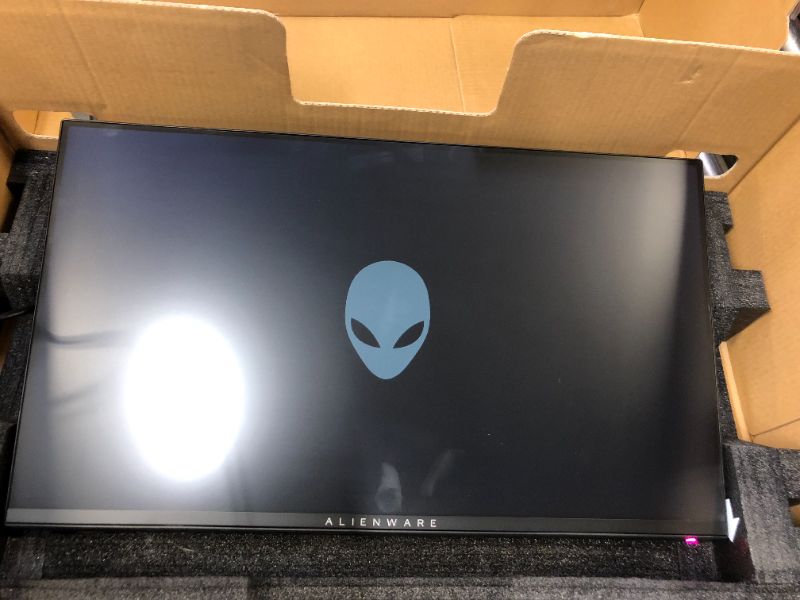 Photo 1 of Alienware 240Hz Gaming Monitor 24.5 Inch Full HD Monitor with IPS Technology, Dark Gray - Dark Side of the Moon - AW2521HF