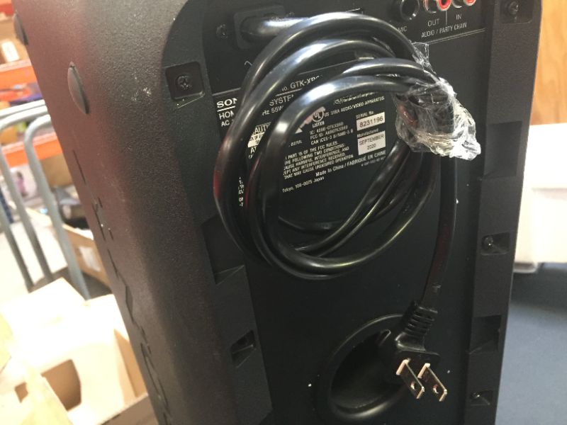 Photo 6 of Sony GTKXB90 High Power Portable Bluetooth Speaker