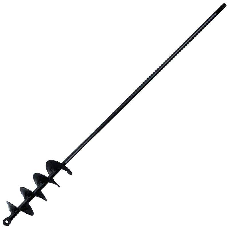 Photo 1 of Cyleodo 30" x 2" Extended Length Auger Drill Bit for Planting Bulb & Bedding Plant Auger 100% Solid Barrel-No Need to Squat Post Hole Digger for 3/8" Hex Drive Drill- Easy Planter Garden Auger