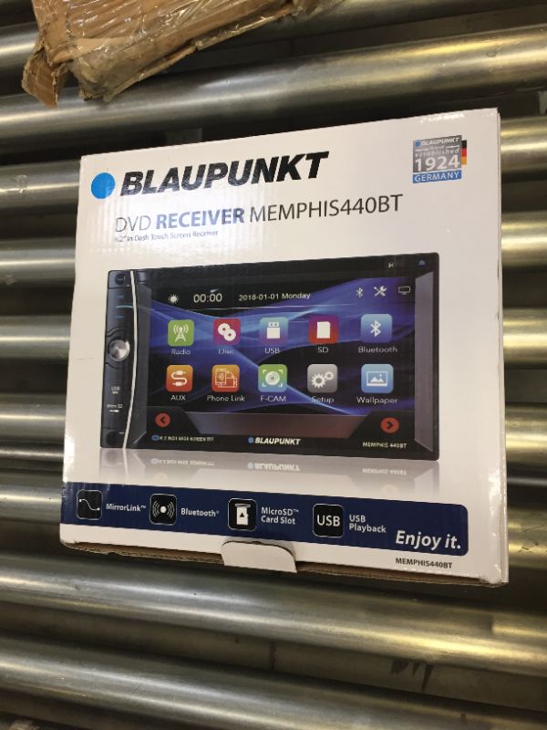 Photo 5 of Blaupunkt Mmp440bt Memphis 440 Bt 6.2" Double-Din In-Dash Dvd Receiver With Bluetooth