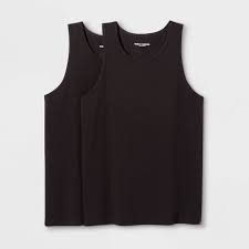 Photo 1 of Pair of Thieves Men's Tank Undershirt 2pk - Black XL

