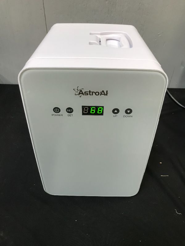 Photo 2 of AstroAI Mini Fridge 6 Liter/8 Can Skincare Fridge for Bedroom - Upgraded Temperature Control Panel - AC/DC Thermoelectric Portable Cooler and Warmer for Christmas Gift