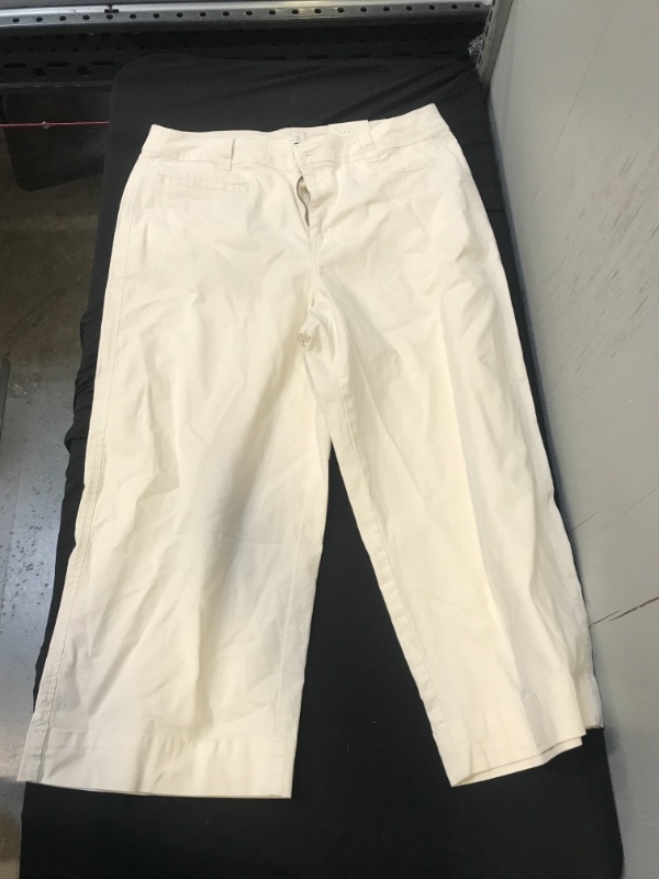 Photo 1 of Generic Cream Colored Stretch Elistazado Pants. Size 16