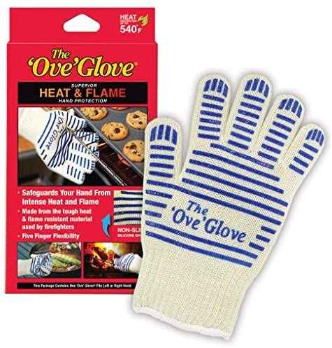 Photo 1 of ‘Ove’ Glove, Heat Resistant, Hot Surface Handler Oven Mitt/Grilling Glove, Perfect For Kitchen/Grilling, 540 Degree Resistance, As Seen On TV Household Gift