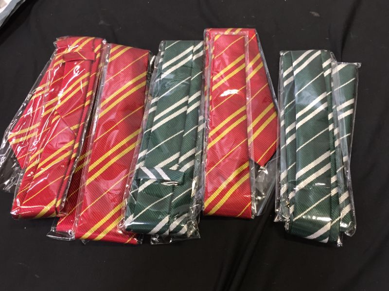 Photo 1 of 5 PACK TIES RED AND GREEN