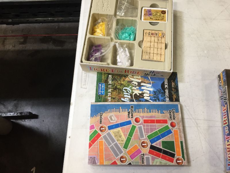 Photo 2 of Ticket to Ride New York Board Game | Family Board Game | Board Game for Adults and Family | Taxi Game | Ages 8+ | For 2 to 4 players | Average Playtime 10-15 minutes | Made by Days of Wonder
