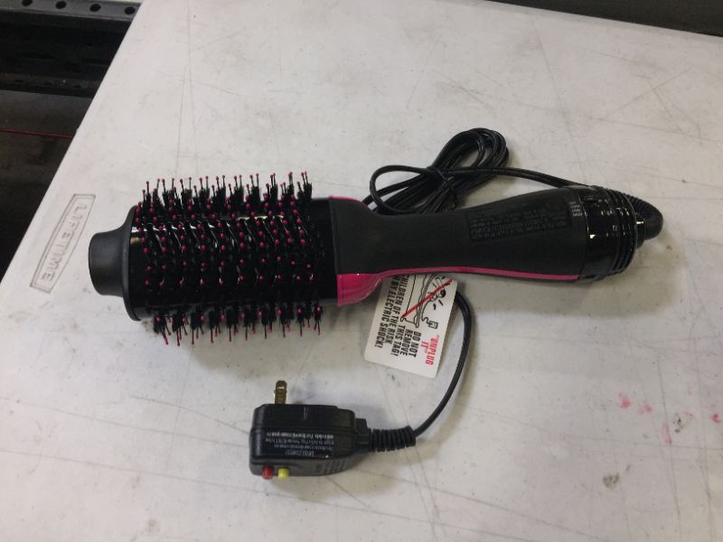 Photo 2 of REVLON One-Step Hair Dryer And Volumizer Hot Air Brush, Black
