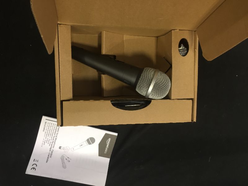 Photo 2 of Amazon Basics Dynamic Vocal Microphone – Cardioid
