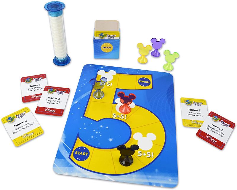 Photo 1 of 5 Second Rule Disney Edition — Fun Family Game About Your Favorite Disney Characters — Ages 6+
